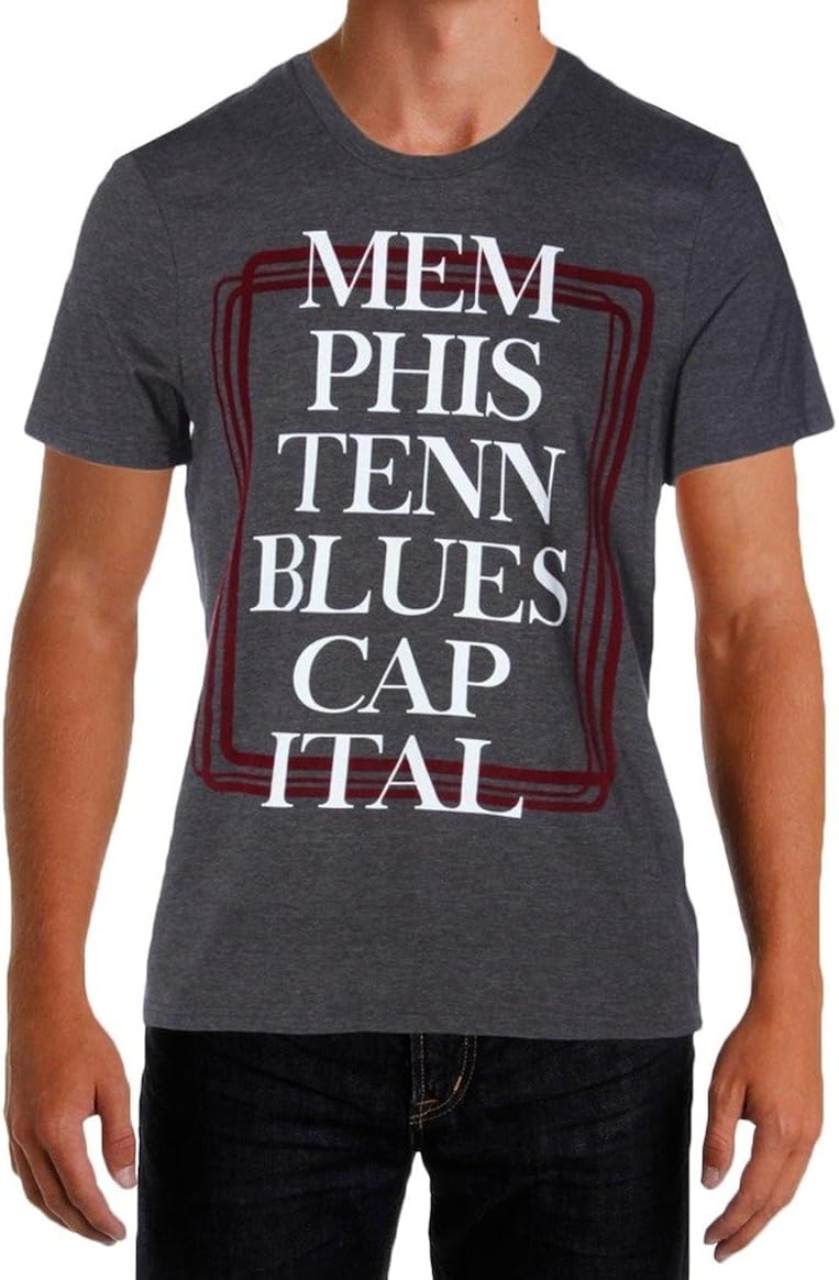 william rast 男式 blues capital 图形印花 t 恤